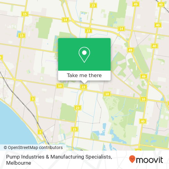 Pump Industries & Manufacturing Specialists map