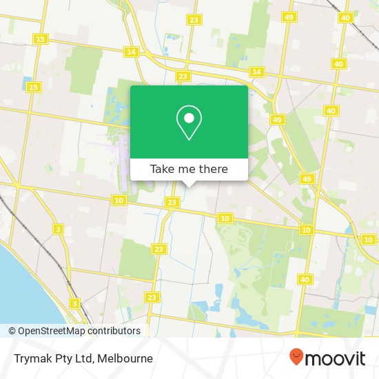 Trymak Pty Ltd map