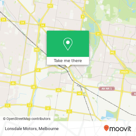 Lonsdale Motors map