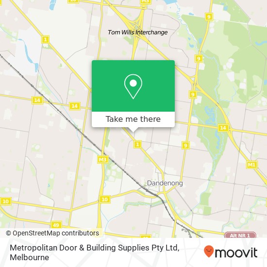 Metropolitan Door & Building Supplies Pty Ltd map