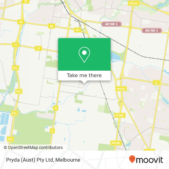 Mapa Pryda (Aust) Pty Ltd