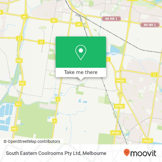 South Eastern Coolrooms Pty Ltd map