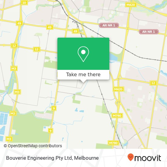 Mapa Bouverie Engineering Pty Ltd