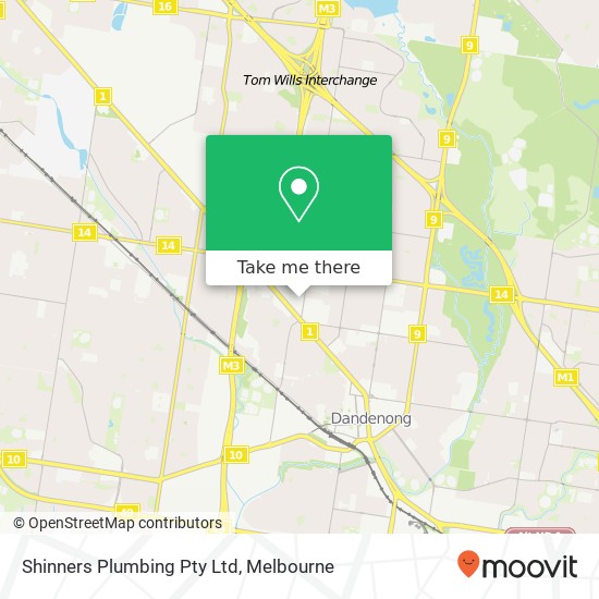 Shinners Plumbing Pty Ltd map