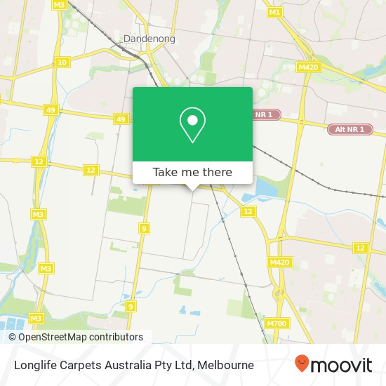 Mapa Longlife Carpets Australia Pty Ltd