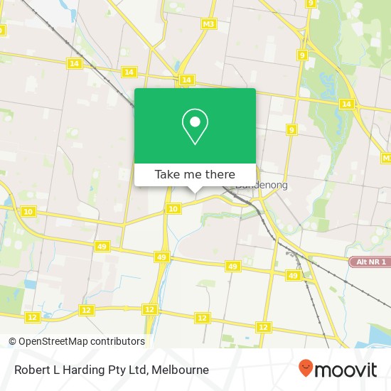 Mapa Robert L Harding Pty Ltd