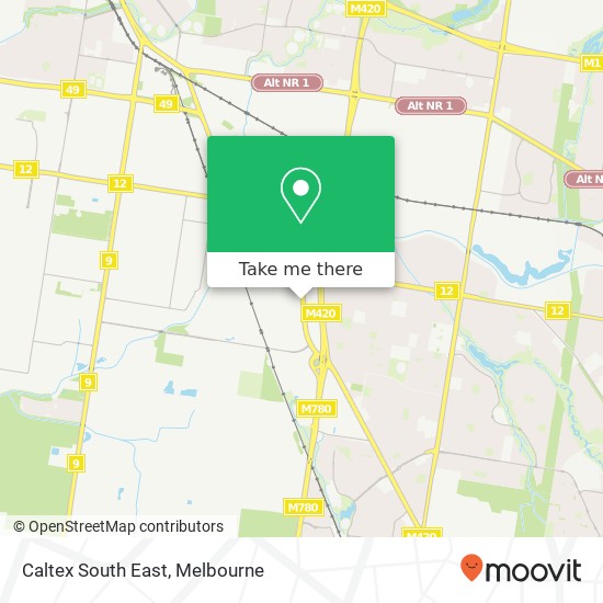 Caltex South East map