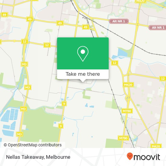 Nellas Takeaway map