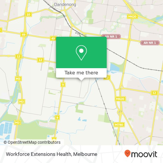 Workforce Extensions Health map