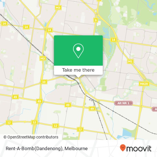 Rent-A-Bomb(Dandenong) map