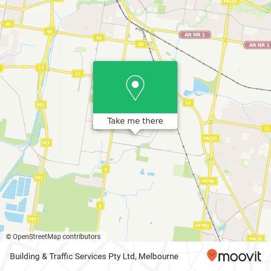 Building & Traffic Services Pty Ltd map