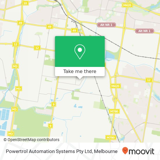 Powertrol Automation Systems Pty Ltd map