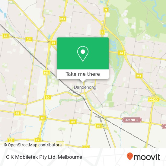 C K Mobiletek Pty Ltd map