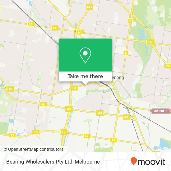 Bearing Wholesalers Pty Ltd map