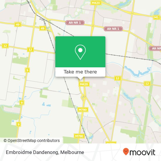 Embroidme Dandenong map