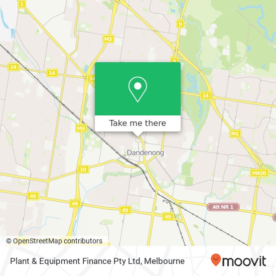 Plant & Equipment Finance Pty Ltd map