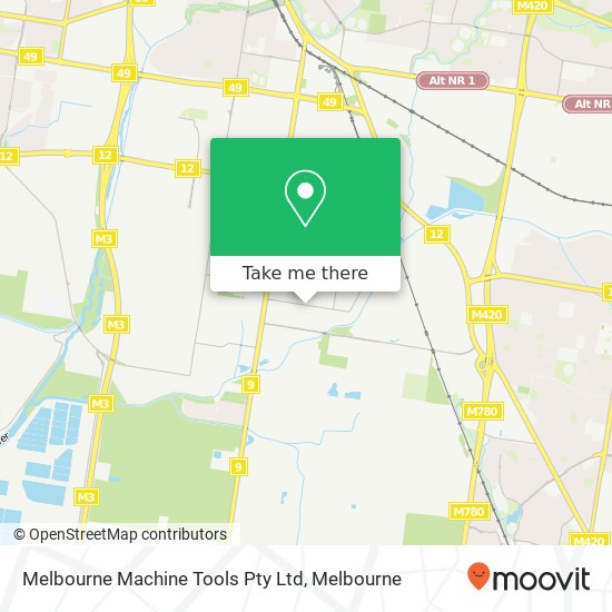 Melbourne Machine Tools Pty Ltd map