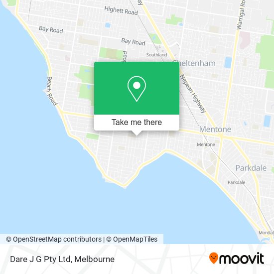 Dare J G Pty Ltd map