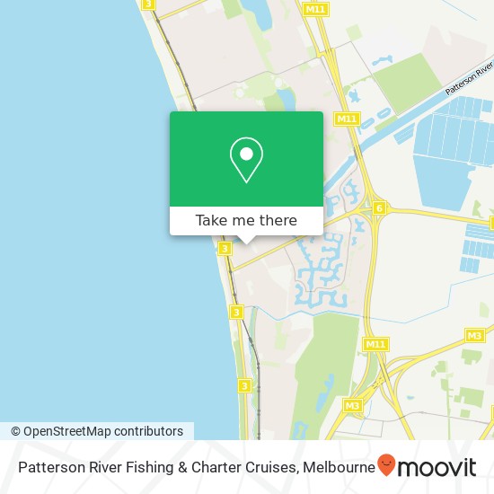 Mapa Patterson River Fishing & Charter Cruises