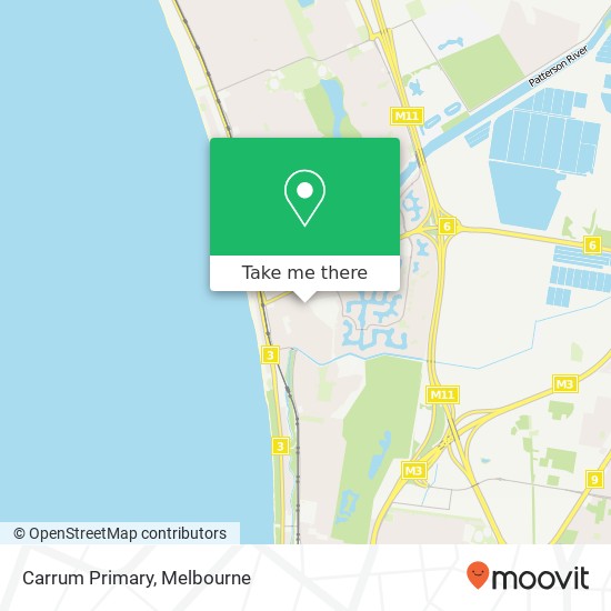 Carrum Primary map