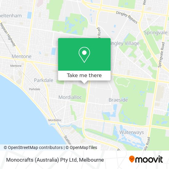 Monocrafts (Australia) Pty Ltd map