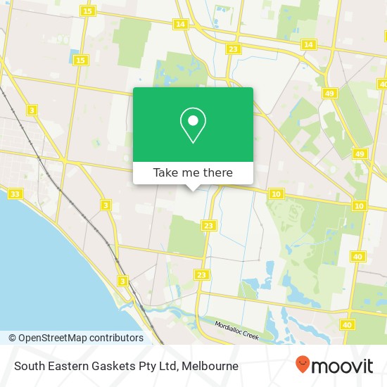 South Eastern Gaskets Pty Ltd map