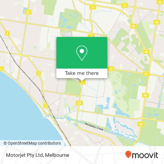 Motorjet Pty Ltd map