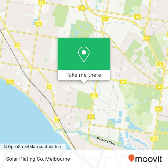 Mapa Solar Plating Co