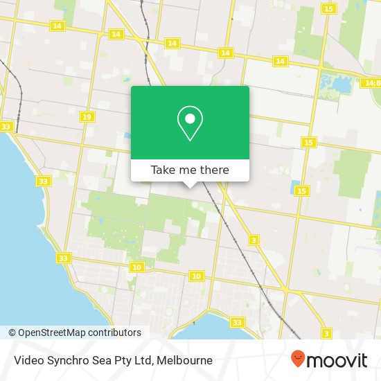 Video Synchro Sea Pty Ltd map