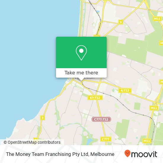 Mapa The Money Team Franchising Pty Ltd