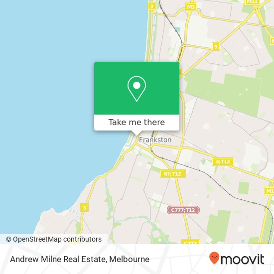 Andrew Milne Real Estate map