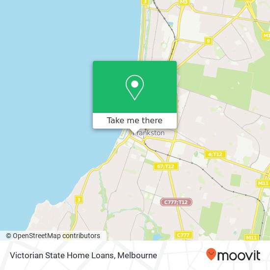 Victorian State Home Loans map