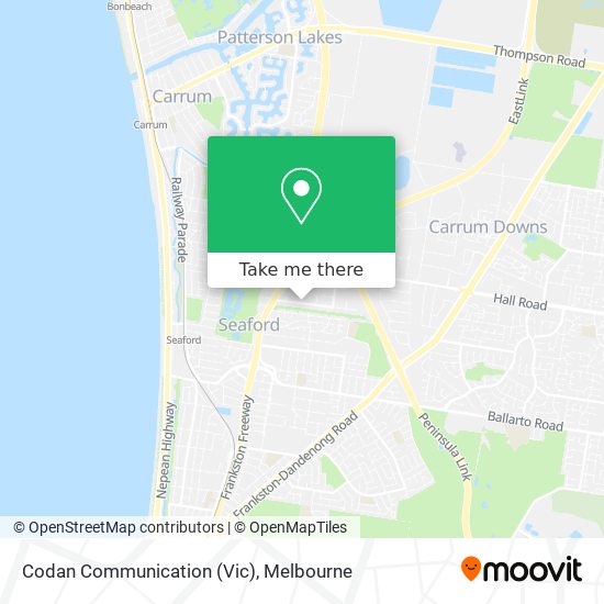 Codan Communication (Vic) map