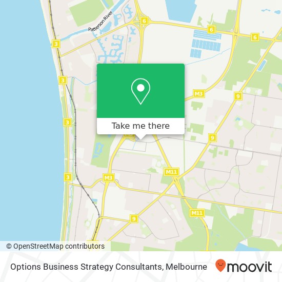 Options Business Strategy Consultants map