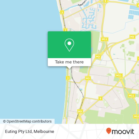 Euting Pty Ltd map