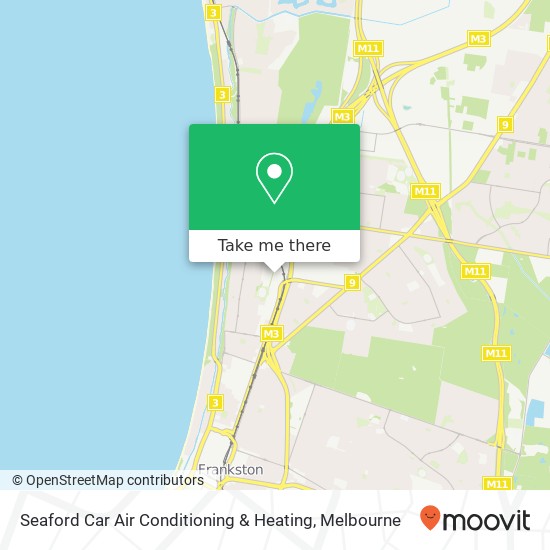 Mapa Seaford Car Air Conditioning & Heating