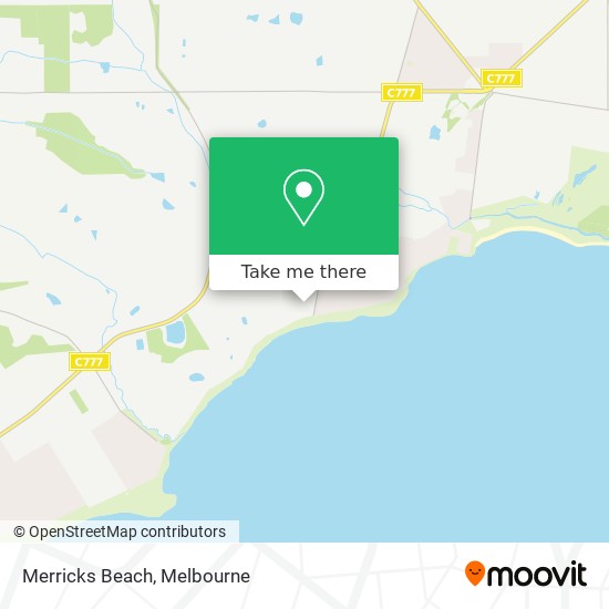 Merricks Beach map