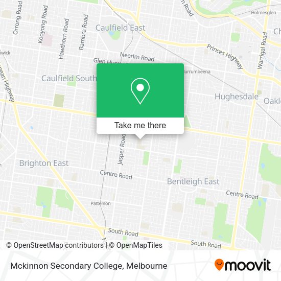 Mckinnon Secondary College map