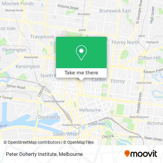 Peter Doherty Institute map