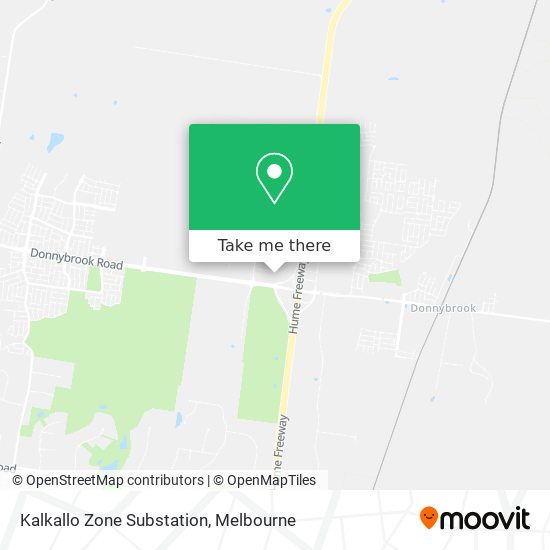 Kalkallo Zone Substation map