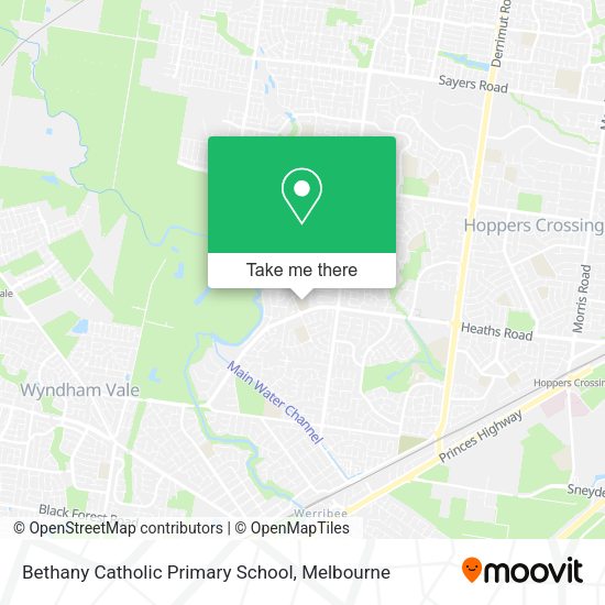 Bethany Catholic Primary School map
