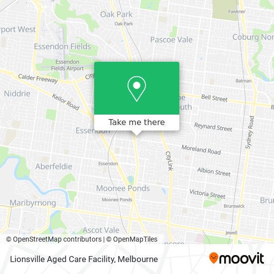 Lionsville Aged Care Facility map