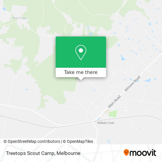 Treetops Scout Camp map
