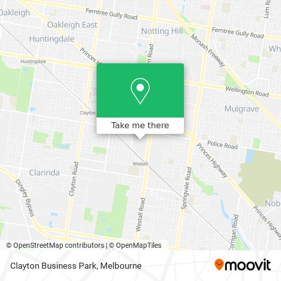 Clayton Business Park map