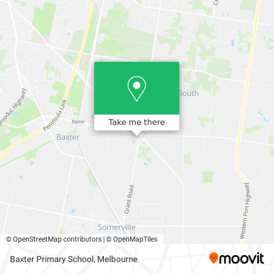 Baxter Primary School map