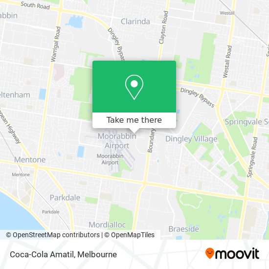 Coca-Cola Amatil map