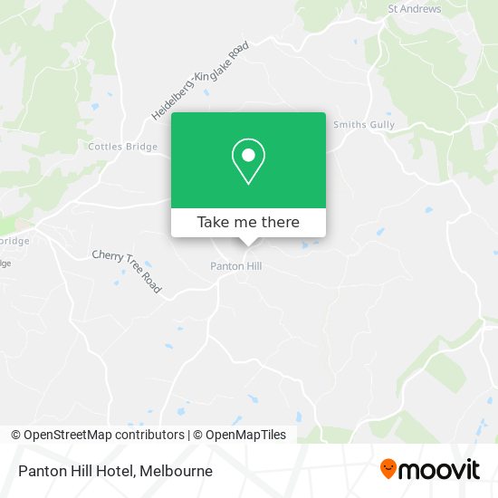 Panton Hill Hotel map