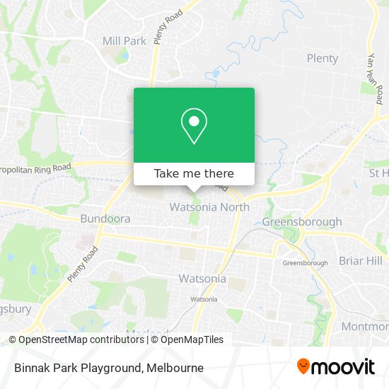 Binnak Park Playground map