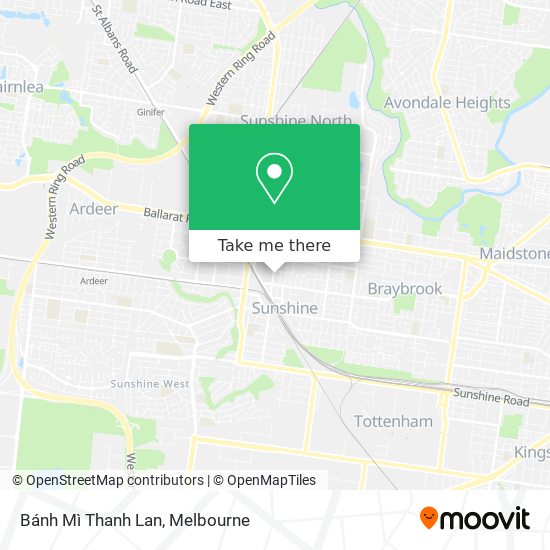 Bánh Mì Thanh Lan map