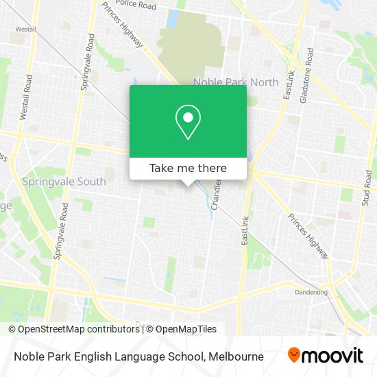 Noble Park English Language School map